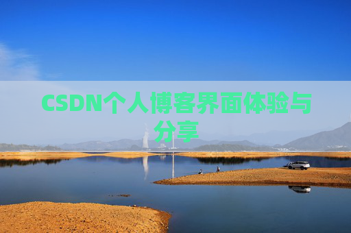 CSDN个人博客界面体验与分享